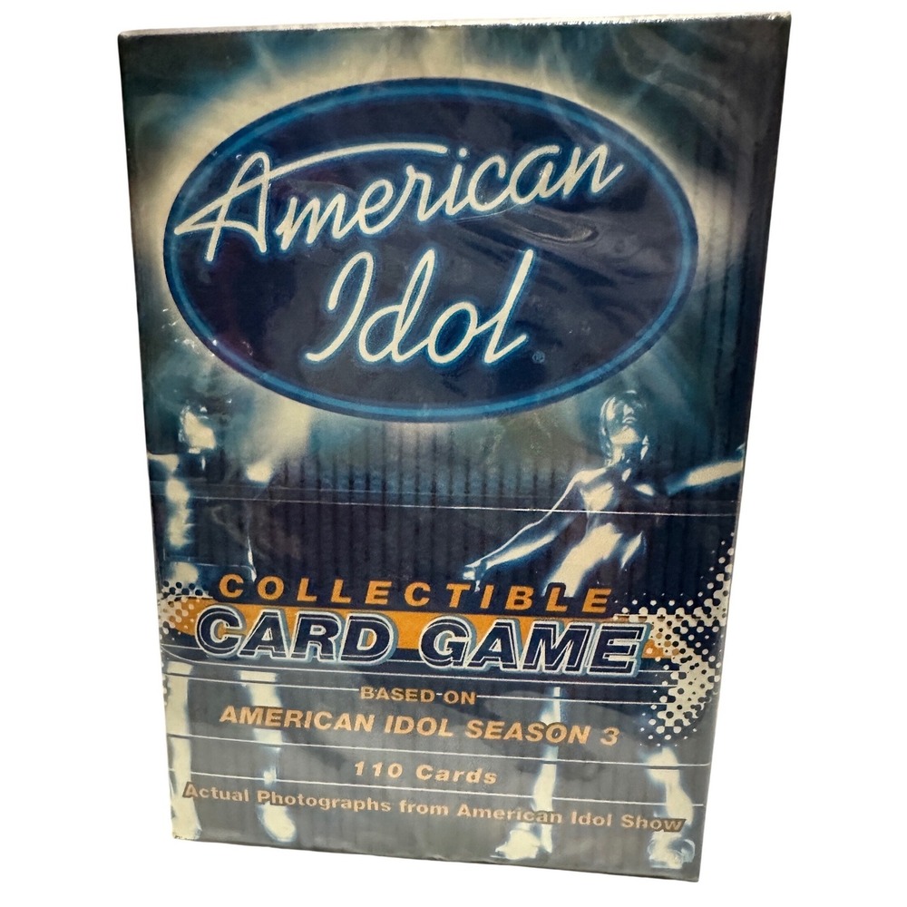 American Idol Collectible Card Game Season 3 Fleer 2004 Sealed 110 Cards New